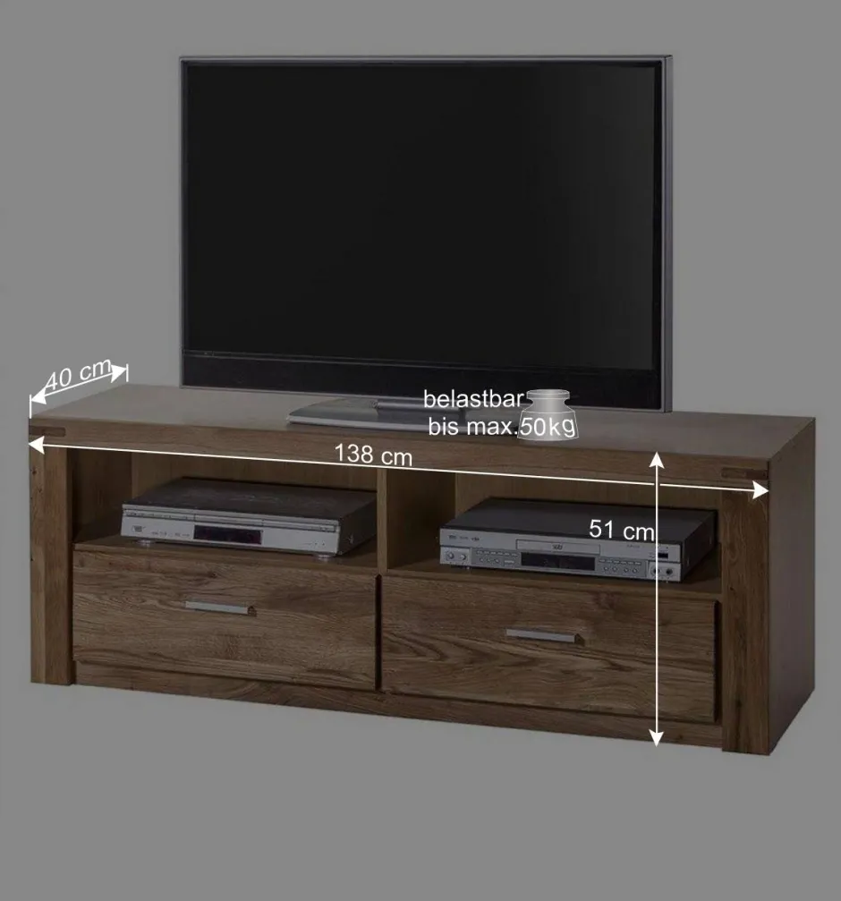 Willdeiche Fernseher Lowboard mit 2 Fächern - Maila^Wohnen Hot