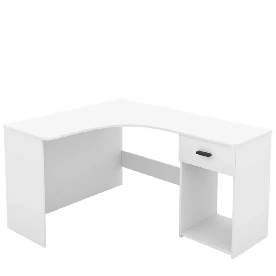 Winkelschreibtisch in Weiß - Rainy^Wohnen Best