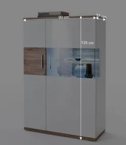 Wohnkombination 330 cm breit - Icadro (vierteilig)^Wohnen Outlet