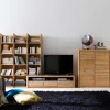 Wohnkombination Croconia aus Wildeiche Massivholz (dreiteilig)^Wohnen