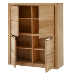 Wohnkombination Croconia aus Wildeiche Massivholz (dreiteilig)^Wohnen