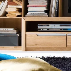 Wohnkombination Croconia aus Wildeiche Massivholz (dreiteilig)^Wohnen