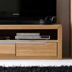 Wohnkombination Croconia aus Wildeiche Massivholz (dreiteilig)^Wohnen