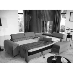 Wohnen Wohnlandschaft mit Federkern und Bettfunktion - Wildsons