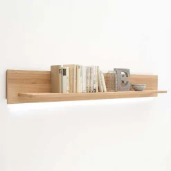 Wohnen Wohnmöbel Set in Eiche Bianco - Crokas (vierteilig)