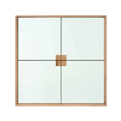 Wohnraum Hängeschrank in Weiß & Eiche - Julecas^Wohnen Best