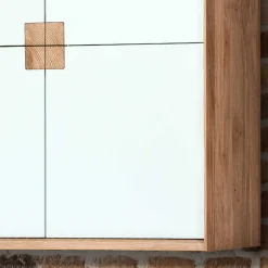 Wohnraum Hängeschrank in Weiß & Eiche - Julecas^Wohnen Best