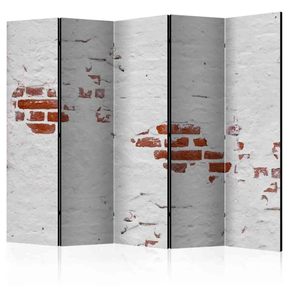 Wohnen Wohnraum Raumteiler in Maueroptik - Seven