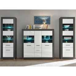 Wohnen Wohnraum Schränke zweifarbig - Istensa (dreiteilig)