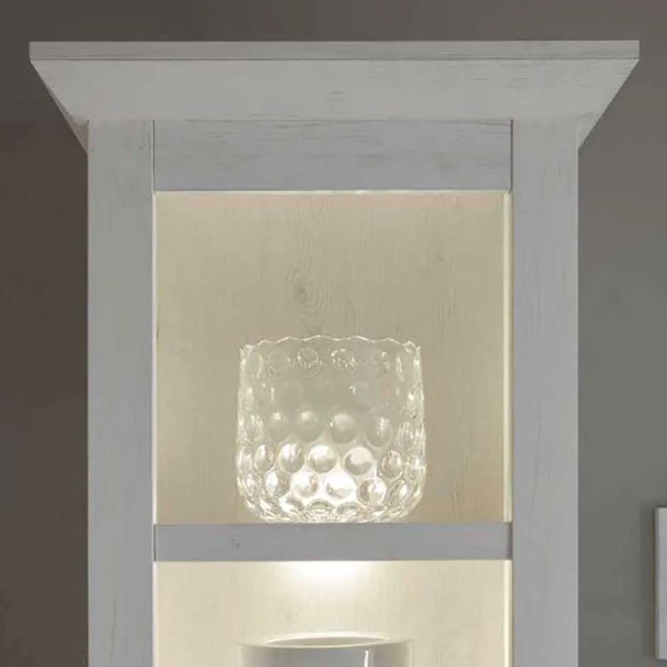 Wohnen Wohnwand Chelles im Landhausstil (vierteilig)