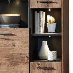 Wohnen Wohnwand Designmöbel Set - Xindus (vierteilig)