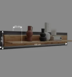 Wohnwand für Wohnzimmer Set - Flacona (dreiteilig)^Wohnen Hot