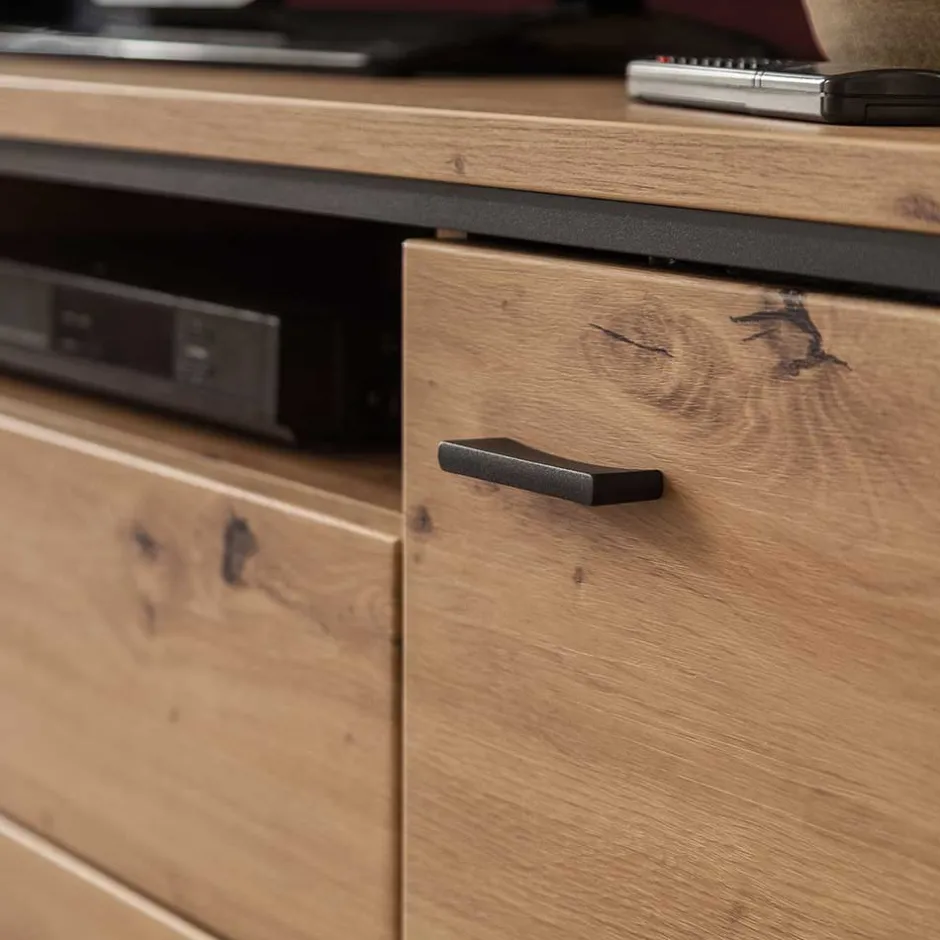 Wohnwand in Eicheoptik - Nikdus (vierteilig)^Wohnen Best