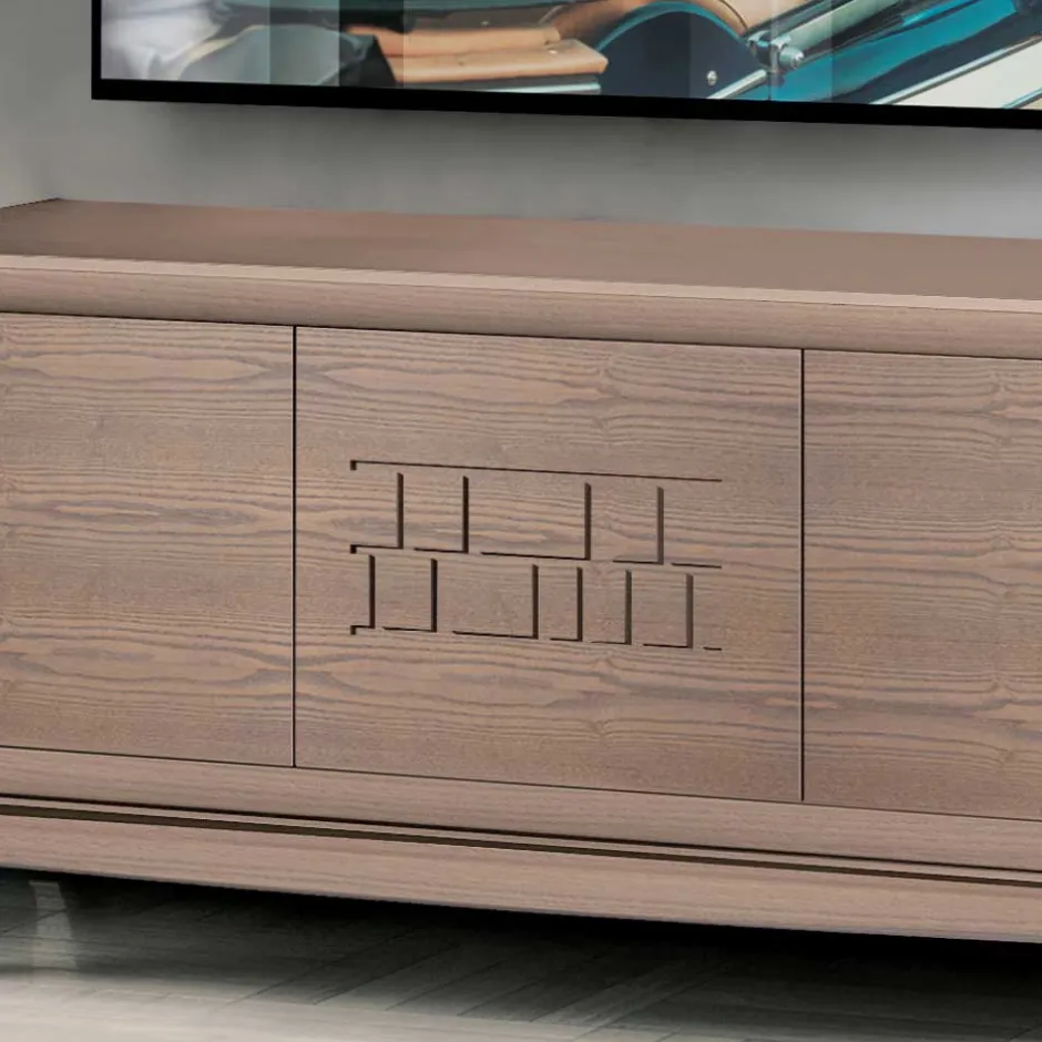 Wohnwand in Esche Dunkel - Lacruzira (dreiteilig)^Wohnen Best