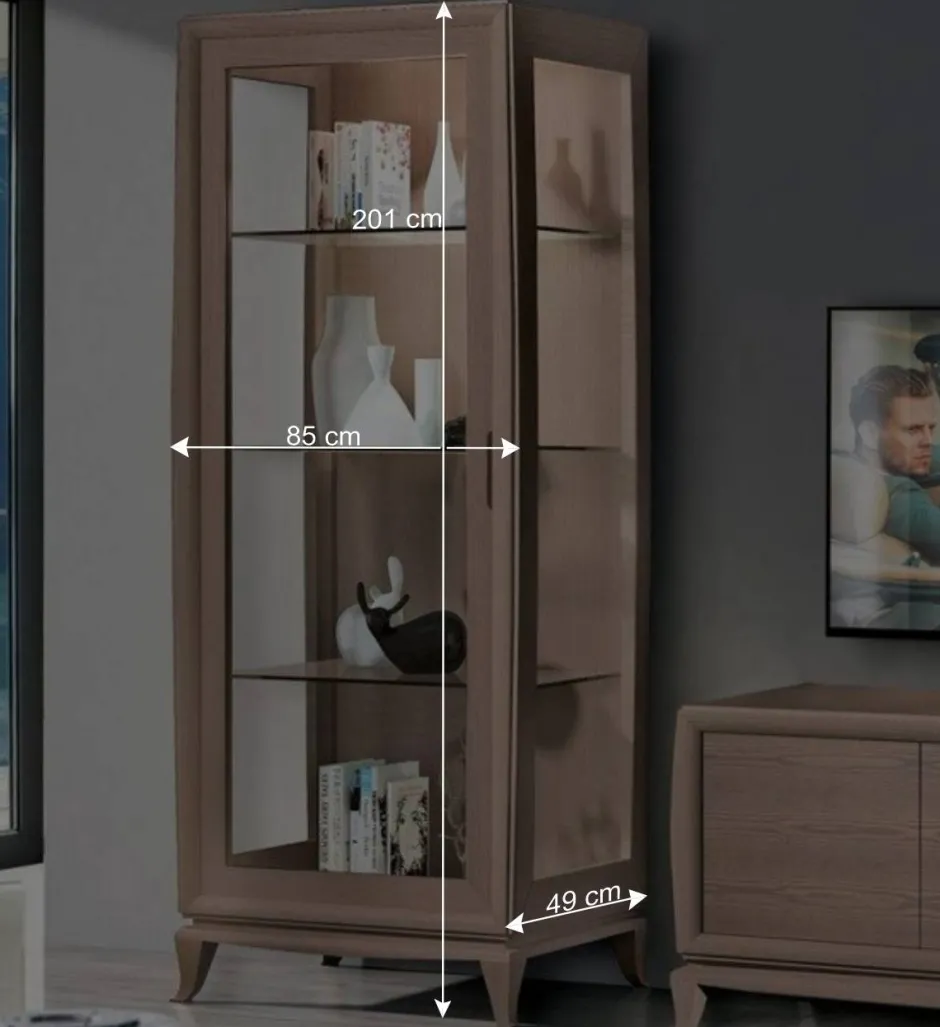 Wohnwand in Esche Dunkel - Lacruzira (dreiteilig)^Wohnen Best