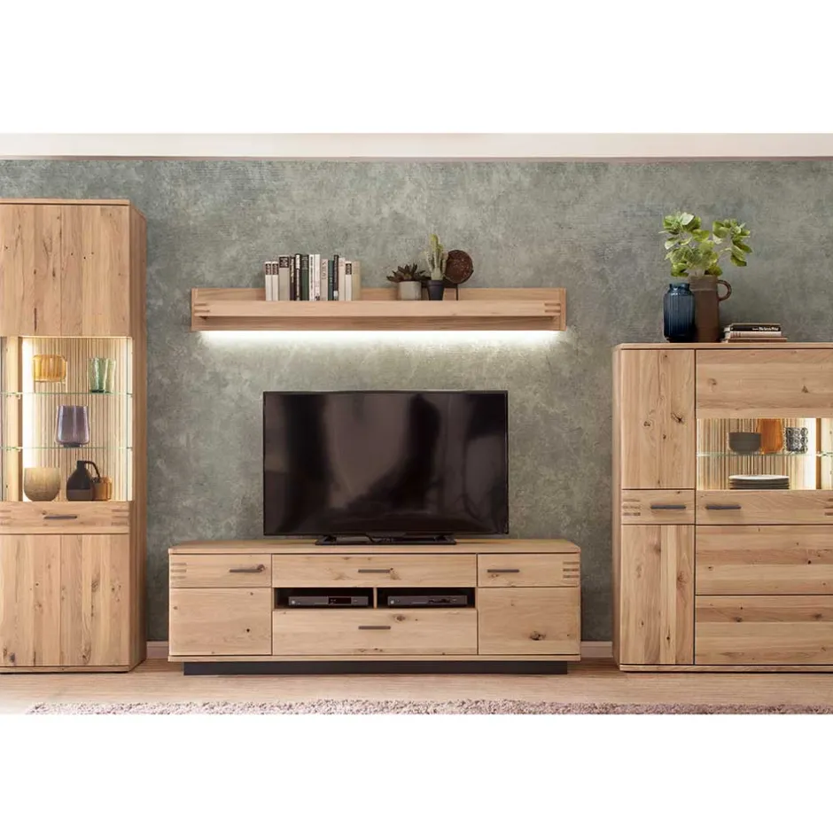 Wohnwand Kombination Möbelset - Crupean (vierteilig)^Wohnen Sale