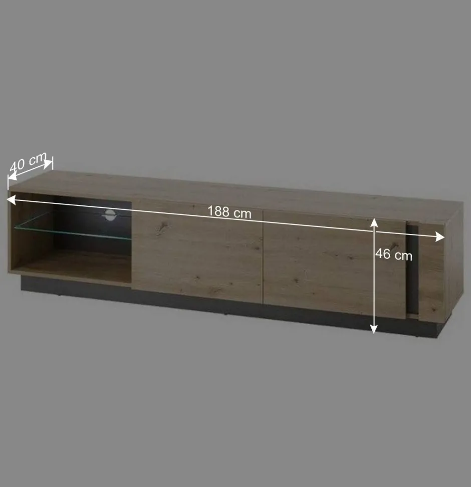 Wohnwand Kombination modern - Lairian (vierteilig)^Wohnen Outlet