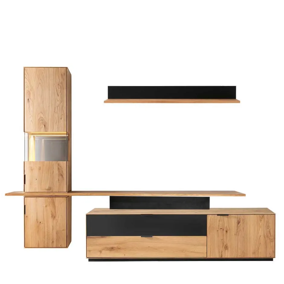 Wohnwand Kombination Set - Kantino (vierteilig)^Wohnen