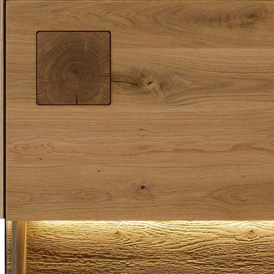 Wohnwand Möbel Kombination aus Wildeiche - Millena (dreiteilig)^Wohnen Best