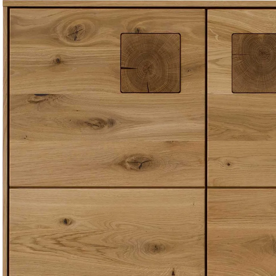 Wohnwand Möbel Kombination aus Wildeiche - Millena (dreiteilig)^Wohnen Best