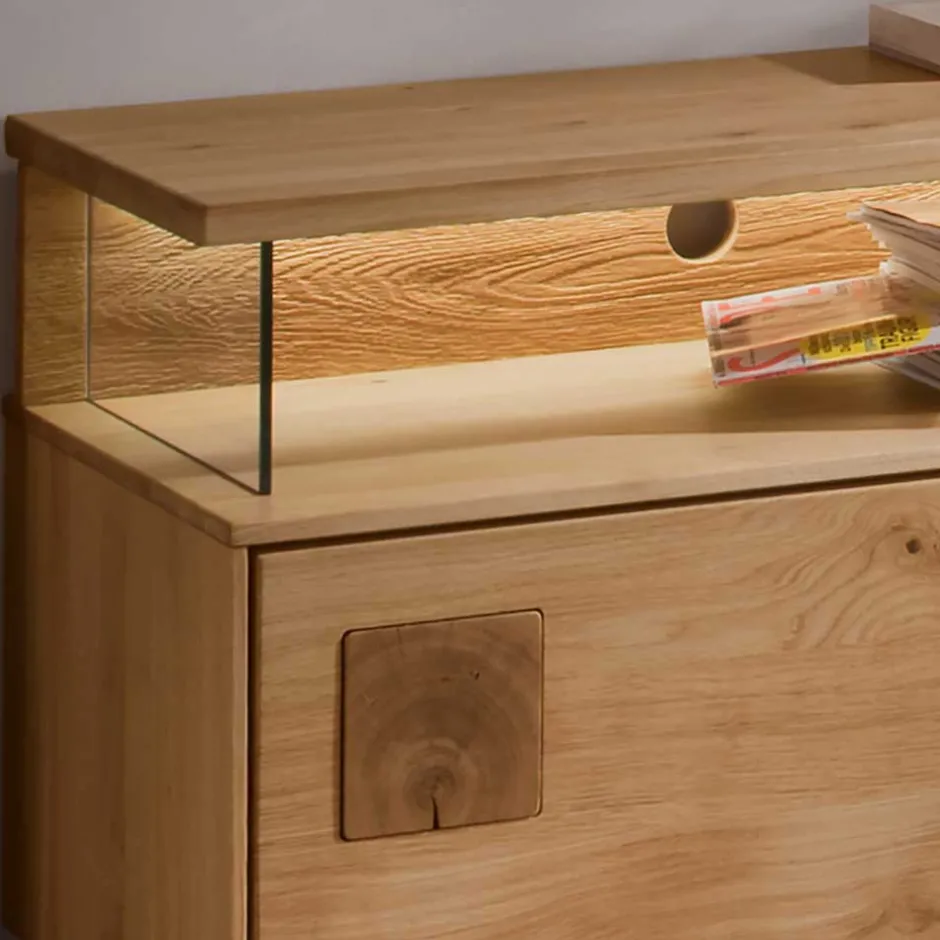 Wohnwand Möbel Kombination aus Wildeiche - Millena (dreiteilig)^Wohnen Best