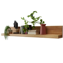 Wohnen Wohnwand Möbel Set aus Wildeiche - Loitons (vierteilig)