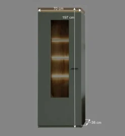 Wohnen Wohnwand Möbel-Kombi modern - Kwin (dreiteilig)