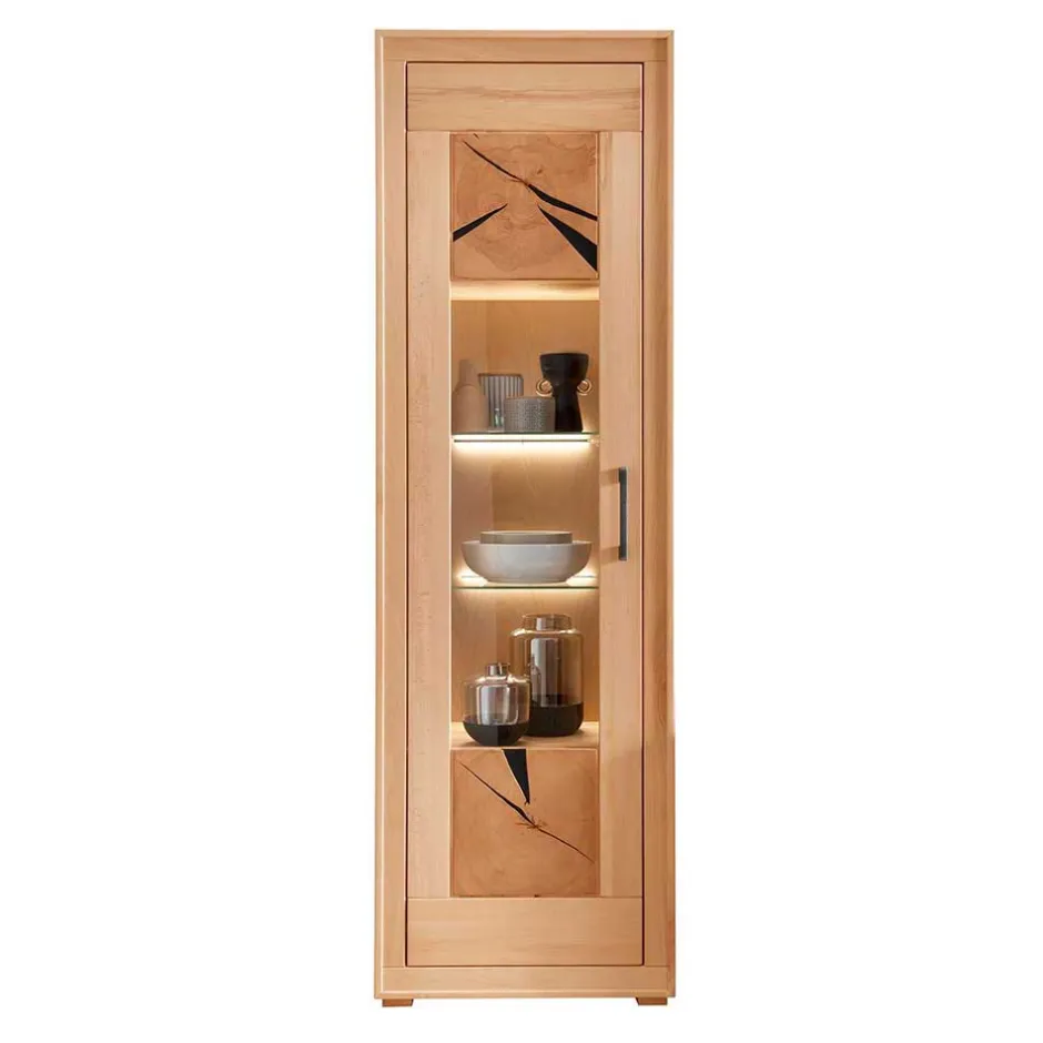 Wohnwand Möbelset aus Massivholz - Sarosca (vierteilig)^Wohnen