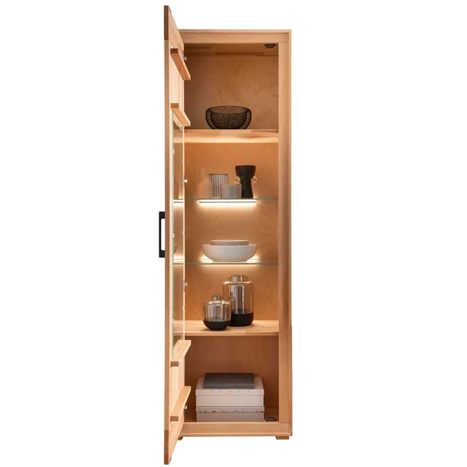 Wohnwand Möbelset aus Massivholz - Sarosca (vierteilig)^Wohnen