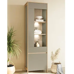 Wohnen Wohnwand Möbelset in Eukalyptus - Promo (dreiteilig)