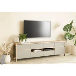 Wohnen Wohnwand Möbelset in Eukalyptus - Promo (dreiteilig)