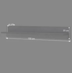 Wohnwand mit LED Licht Möbelset - Tirol (vierteilig)^Wohnen Hot