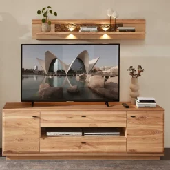 Wohnen Wohnwand Programm Möbel Set - Cassna (dreiteilig)