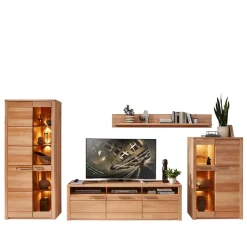 Wohnen Wohnwand Schränke & Regal Set - Amyonta (vierteilig)