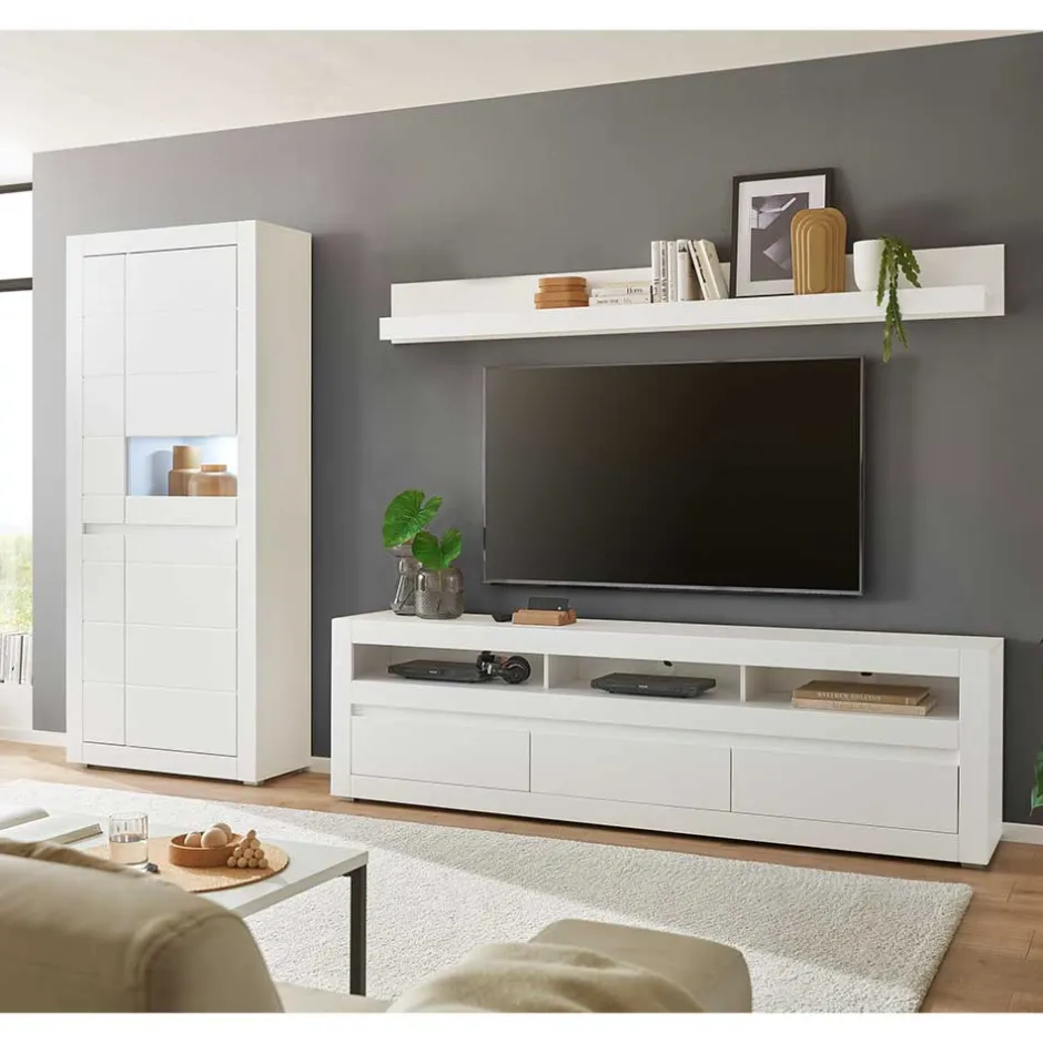 Wohnwand Set modern - Ilana (dreiteilig)^Wohnen Hot