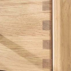 Wohnen Wohnwand Vitrine in Eiche Bianco - Dulciana