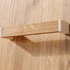 Wohnen Wohnwand Vitrine in Eiche Bianco - Dulciana