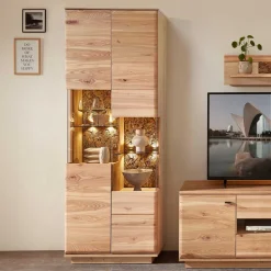 Wohnwand Wohnzimmer-Möbel Set - Cassna (dreiteilig)^Wohnen Online