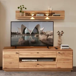 Wohnwand Wohnzimmer-Möbel Set - Cassna (dreiteilig)^Wohnen Online