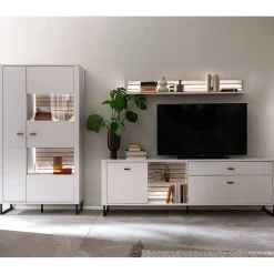 Wohnwand Wohnzimmermöbel Set - Varzino (dreiteilig)^Wohnen Clearance