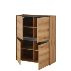 Wohnen Wohnwand-Kombination in Wildeiche - Colomania (dreiteilig)