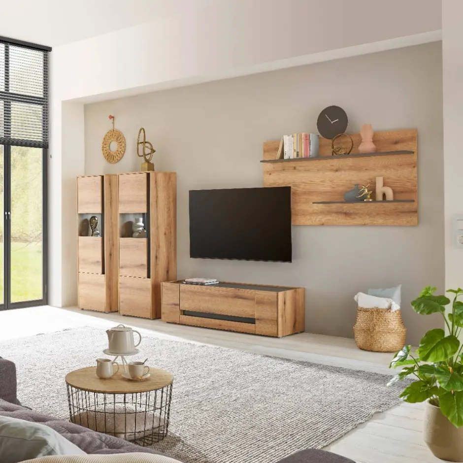 Wohnwandmöbel Kombination modern - Colomania (vierteilig)^Wohnen New