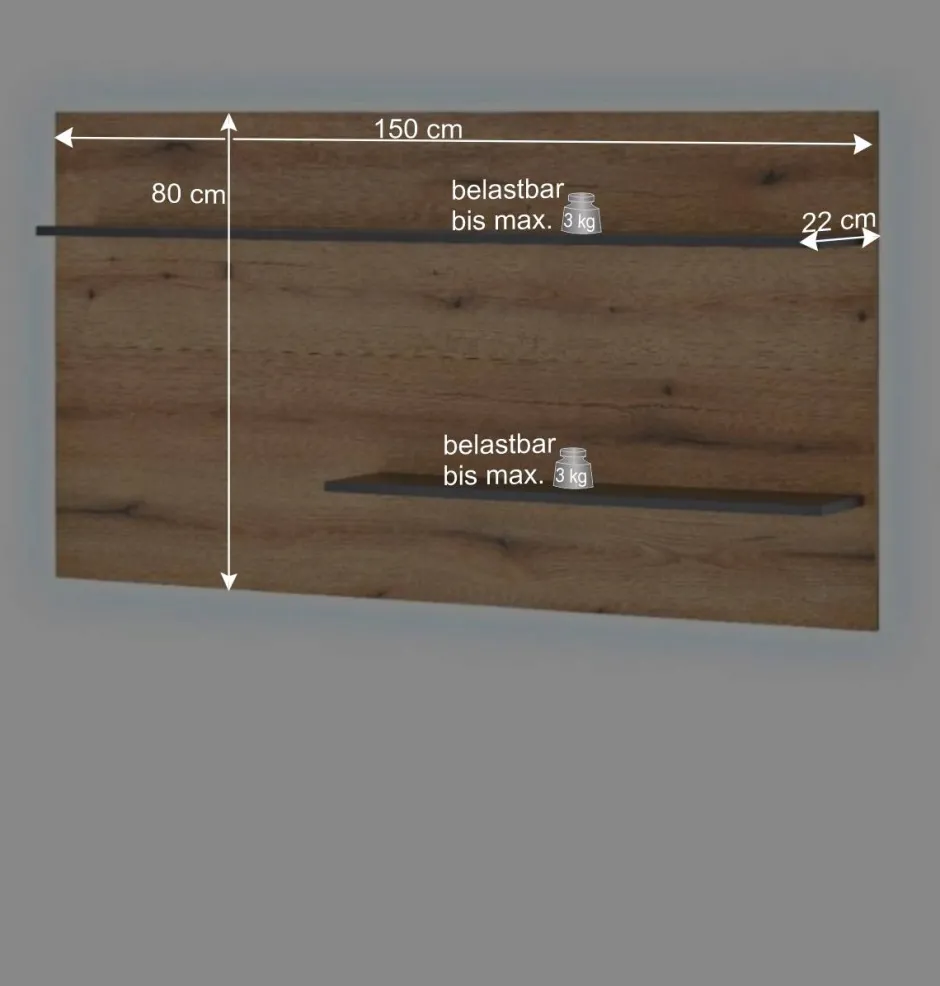 Wohnwandmöbel Kombination modern - Colomania (vierteilig)^Wohnen New