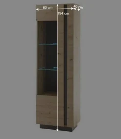 Wohnen Wohnzimmer Anbauwand 270 cm breit - Lairian (vierteilig)