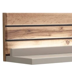 Wohnzimmer Anbauwand in Grau - Teorina (dreiteilig)^Wohnen Discount