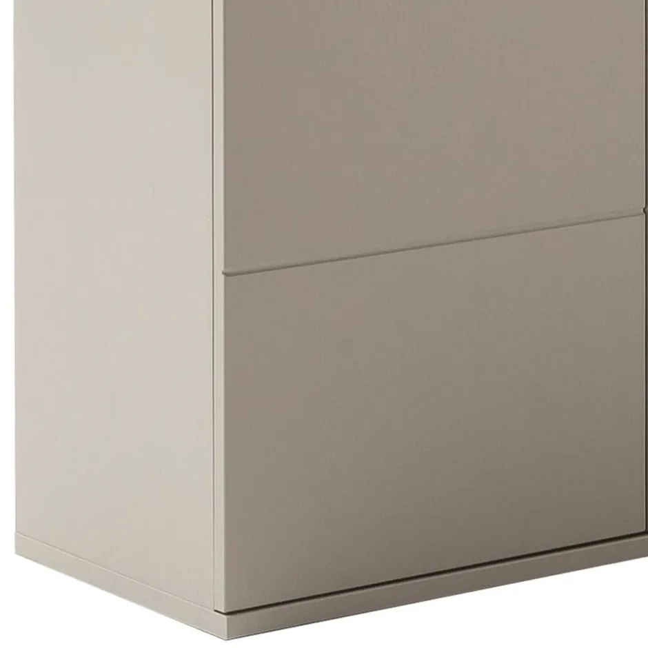 Wohnzimmer Anbauwand in Grau - Teorina (dreiteilig)^Wohnen Discount