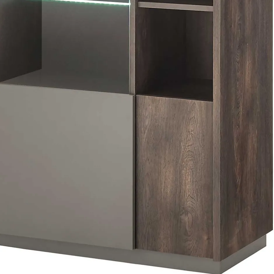 Wohnzimmer Anbauwand Möbel-Kombi - Mundo (dreiteilig)^Wohnen Outlet