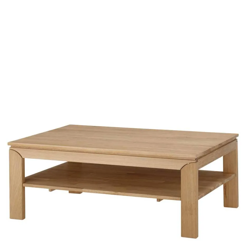 Wohnen Wohnzimmer Couchtisch Croconia aus Wildeiche Massivholz