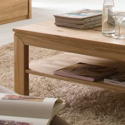 Wohnen Wohnzimmer Couchtisch Croconia aus Wildeiche Massivholz