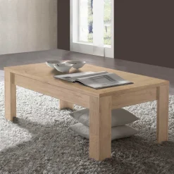 Wohnen Wohnzimmer Couchtisch im Eiche Dekor - Rodonda